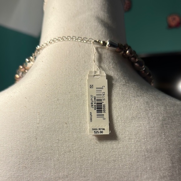 Liz Claiborne Gold and Silver Layered Necklace - Picture 4 of 5